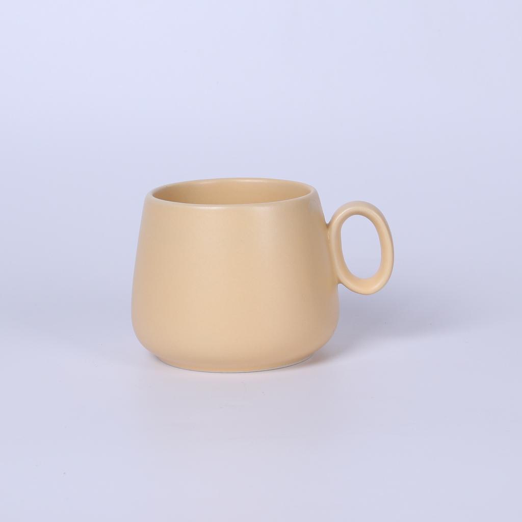 Simple Nordic Style Macarone Solid Color Ceramic Coffee Cup Mug Water Cup Flower Tea Cup