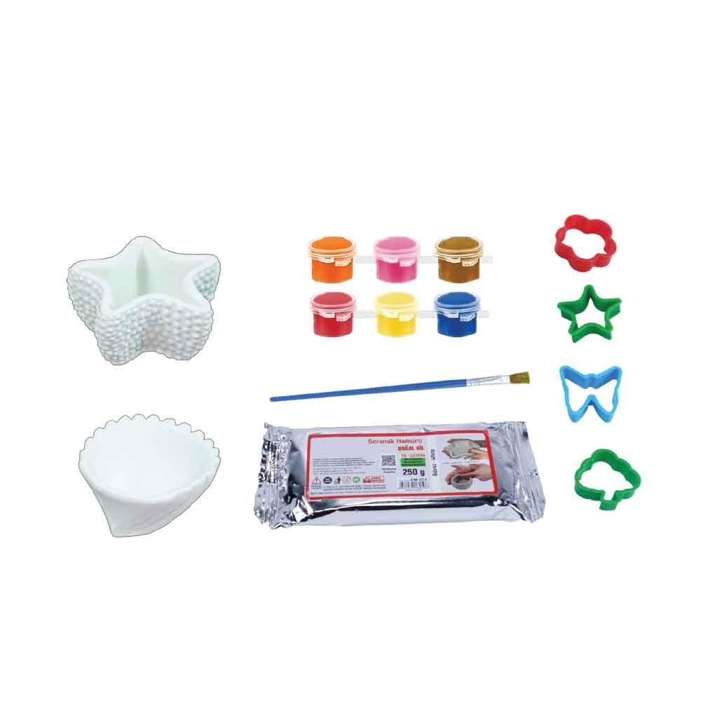 НАБОР ДЛЯ ХОББИ Гипсовая живопись для двоих, возраст 5+, 1 игрок, английский-турецкий