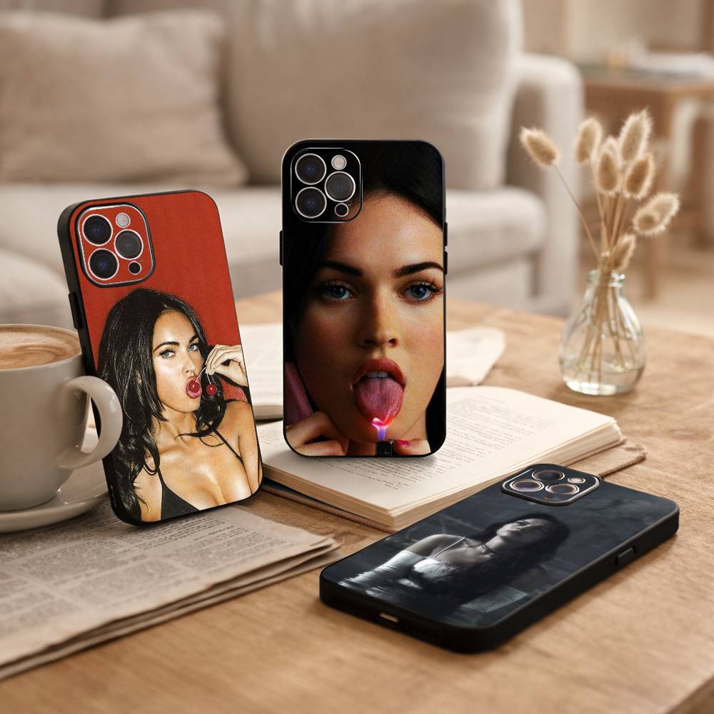 Чехол для телефона J-Jennifers B-Body M-Megan Fox Для iPhone17 16 15 14 13 12 11 Pro Max Plus, 5G Мягкий Черный Чехол