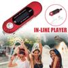 Portable Usb Mp3 Music Player With Digital Lcd Screen 4g Or 8g Storage Rechargeable Mini Mp3 Players With Fm Radio Function