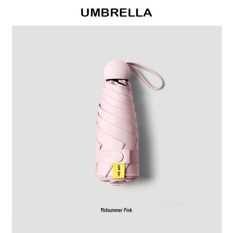 50% скидка на женский портативный солнцезащитный зонт - Защита от УФ-лучей, Ручное складывание, Зонт от дождя и солнца