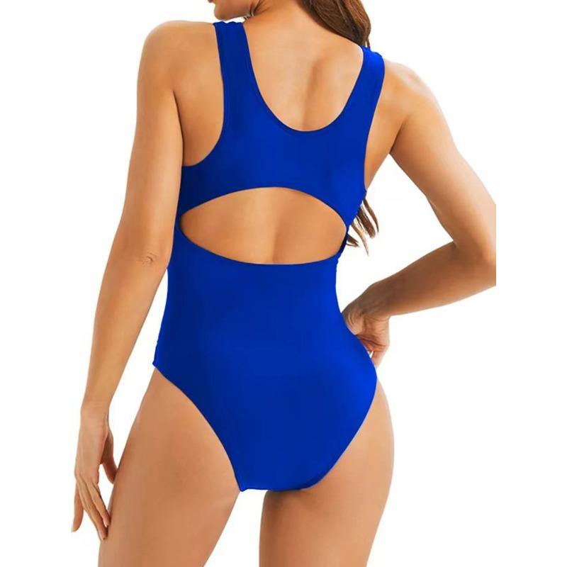 2025 цветной купальник цельный женский тонкий серфинг спортивный купальник женский купальный костюм для купания купальный костюм пляжная одежда 2XL