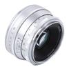 Однофокусный объектив Портретный однофокусный объектив Металлический Olympus EEEEE M10III Ручной M5, M5II, M10, M10II, (Серебряный)