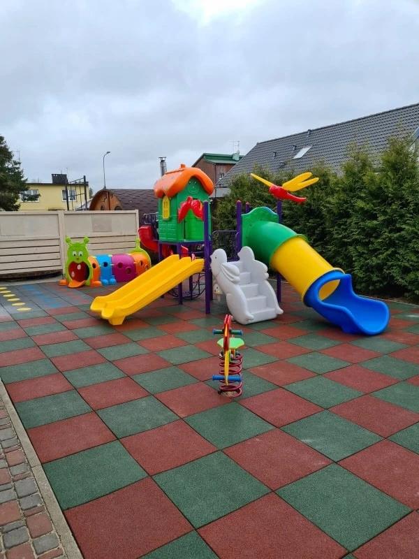 Platforma pod basen taras ogród sbr 500x500x40mm soczyście zielony 4 szt
