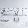 127 клавиш PBT Сублимационная гравировка Keycaps Fynmi Дизайн Ukiyo e Вишни Профиль Боковая гравировка Для ANSI ISO Механических клавиатур
