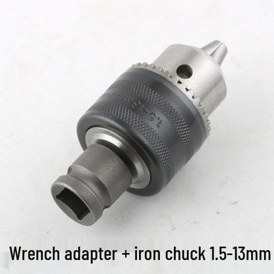 Electric Wrench to Drill Chuck Adapter - Pneumatic Screwdriver & Air Gun Conversion Tool