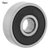 3456mm I.D 10131619mm O.D Double Side Rubber Sealed Deep Groove Steel Ball Bearings(626