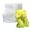 Mother and Child Elephant Candle Molds Plasters Molds Silicone Mould Ornament Castings Molds Handmade Epoxy Resin Molds
