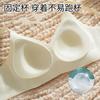 Traceless fixed cup gathering bra women's summer thin back no steel ring breathable liquid foundation invisible underwear
