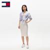 Женское облегающее макси-платье в рубчик Tommy Jeans