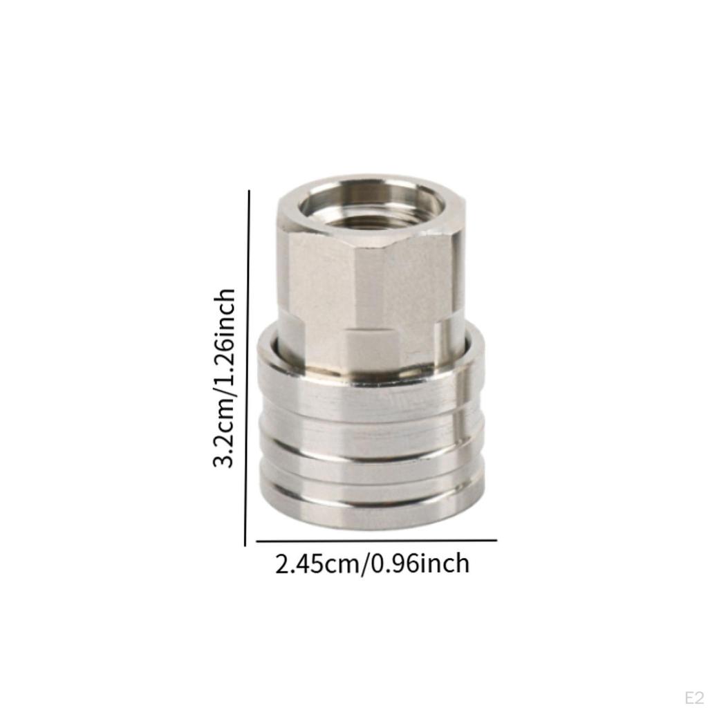 Фитинг быстрого соединения для мойки высокого давления 1/4 дюйма, Шланг из нержавеющей стали для