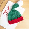 Hand-Knitted Cute Christmas Hat Photo Prop for Kids