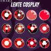 AMARA Color Contact Lenses For Eyes 2pcs Anime Cosplay Colored Lenses RED Halloween Lenses Contact Lens Beauty Makeup