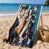 Demon Anime Group Beach Towel Microfiber Beach Towel, Lightweight and Quick-Dry, for Summer Travel, Swimming Pool Fan Birthday Gift