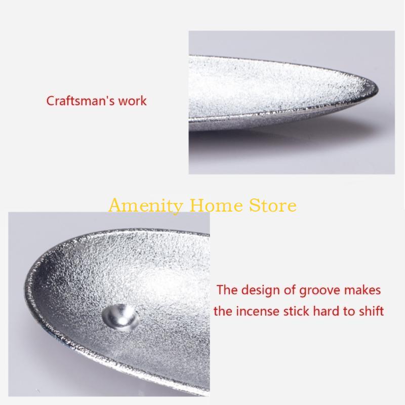 F26C Japanese Alloy Incense Holder Censer Burners Stand Multifunction House Supplies Home Bedroom Living Room Decor