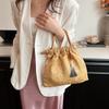 Новый китайский стиль, иностранный стиль, сумка большой вместимости, женская модная бамбуковая сумка Tide, сумка для поездок на работу