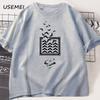 Freedom Dove Of Peace Tshirt Arabic Birds T Shirt Unisex Unisex Cotton Round Neck Short Sleeve Tshirt Loose High Quality Clothes