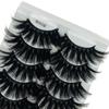 Beauty Eye Makeup Tools Criss-cross Thick Long False Eyelashes Wispies Fluffies 8D Mink Hair
