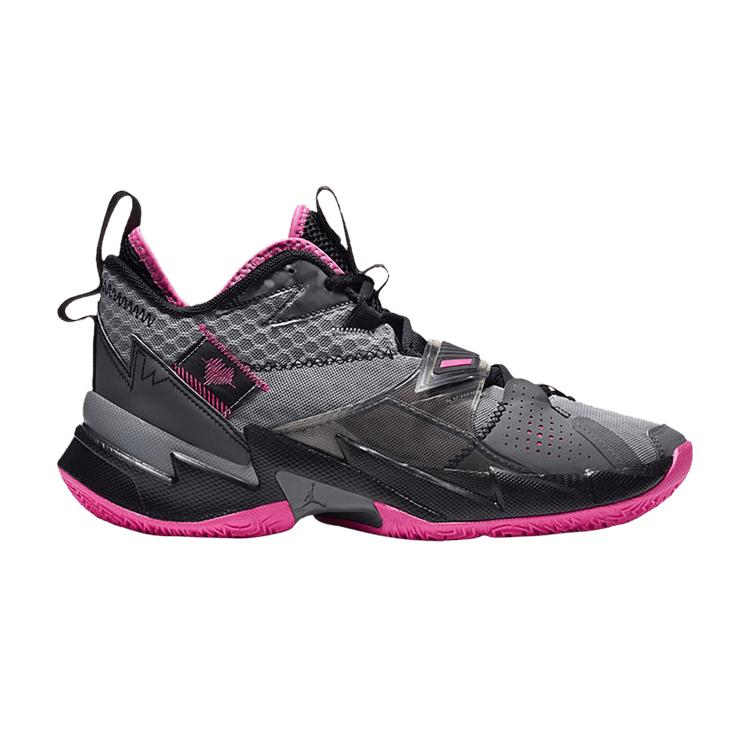 Мужские кроссовки Air JordanWhy Not Zer0.3 PF Hearbeat Black Particle-Gray Pink-Blast CD3002-003