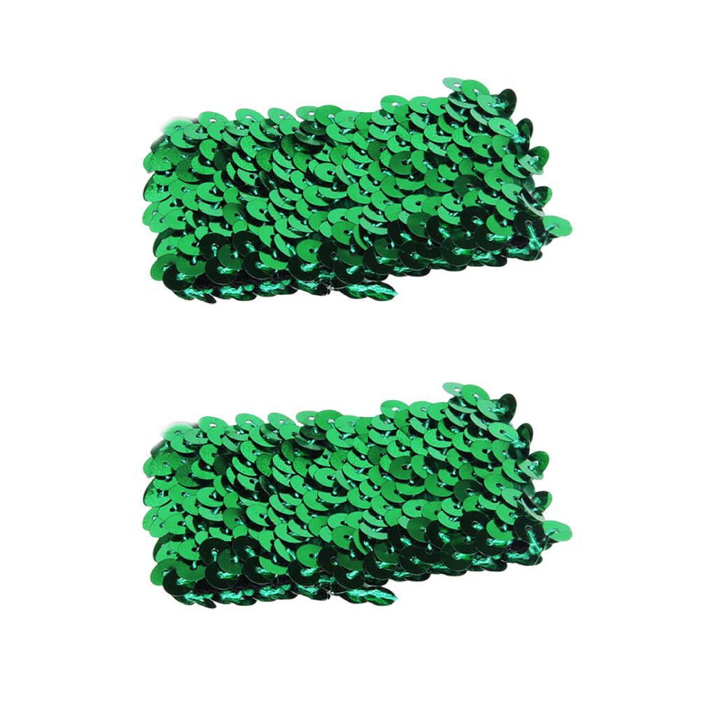 Popular Fingerless Cuffs Sequined Oversleeves Elastic Arm Sleeves Wrist Cuffs Cover for Dancing Event Dressingup