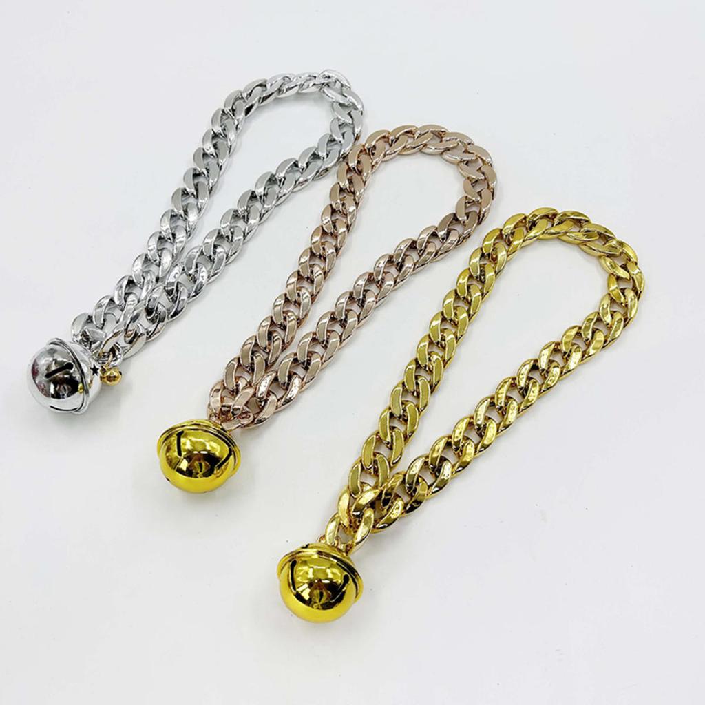 Fashion Dogs Collar Gold Silver Rose Gold Dog Chain Bulldog Pitbull Collar Dog Cat Accessories