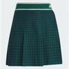 Adidas Golf 24fw Women S SeaSonal Skirt Prime Knit Pleated Skirt Im7265 Green