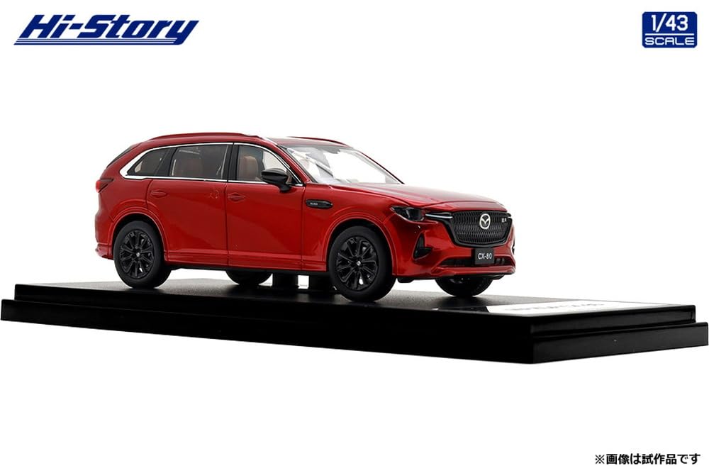Inter Allied Hi Story MAZDA Soul Red Crystal Metallic Готовый продукт HS494RE 1/43 CX-80 (2024)