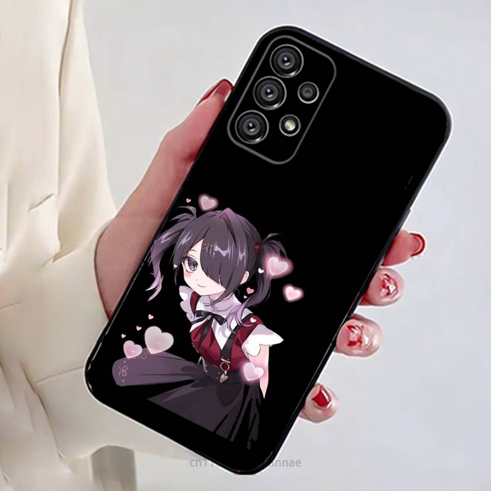 Чехол для телефона игры Needy Girl Overdose для Samsung Galaxy A13, 21s, 22, 31, 32, 52, 53, 71, 80, A91 Мягкий черный корпус