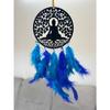 Dreamcatchers - Buddha with Blue Feathers - Dreamcatcher for Cars | Home | Wall Hangings | Home Décor | Handmade Dreamcatcher for Bedroom