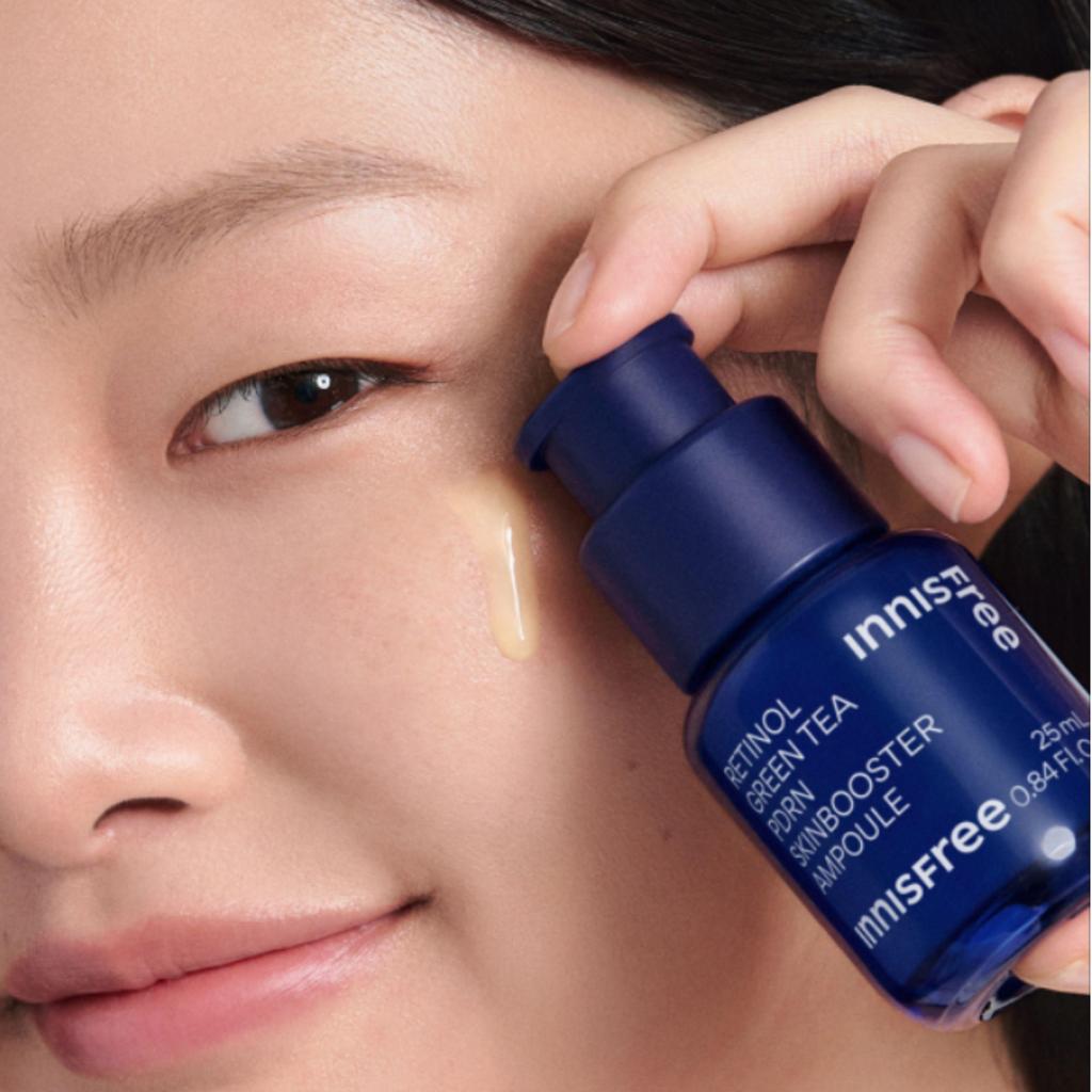 Innisfree Ретинол Зеленый Чай PDRN Скинбустер Ампула 10мл