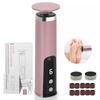 Электрическая пилка для ног 2 в 1, электрические инструменты для ухода за ногами и руками, отполированные и гладкие блестящие ногти на ногах, электрическая пилка для удаления мозолей, инструмент для педикюра и ухода за ногами