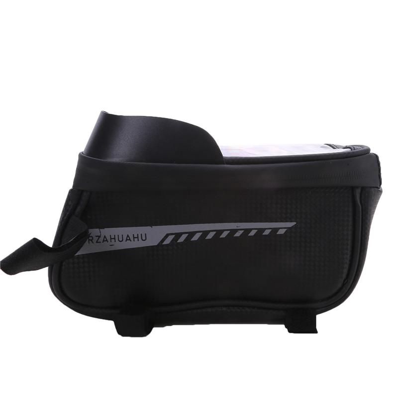 Bicycle Bag Phone Mount Waterproof Cycling Tube Mountain Bike Foldable Bike Handlebar Bicycle Pouch
