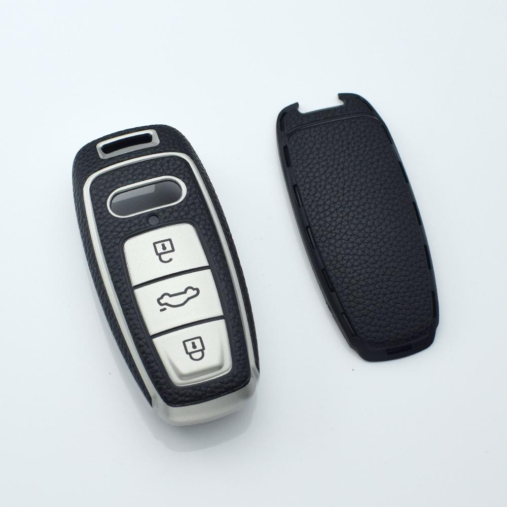TPU Car Remote Key Case Cover Fob Shell For Q8 RS Q8 A6 C8 S6 RS6 A7 S7 RS7 A3 8Y A8 D5 4N RS E-tron GT Q4 Q7 4M
