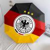 1 PC Automatic Folding Umbrella - Germany National Football Team Pattern Portable Foldable Design With 8 Ribs Christmas Birthday Gifts