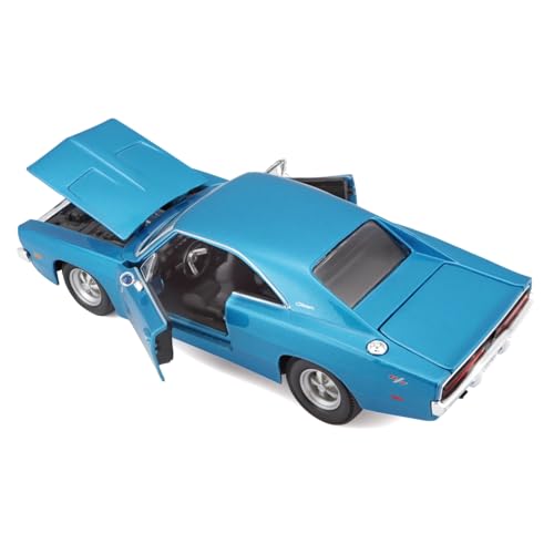 Maisto 1/25 Dodge Charger R/T 1969 Синий / Литая модель автомобиля, Готовый продукт 31256 BU
