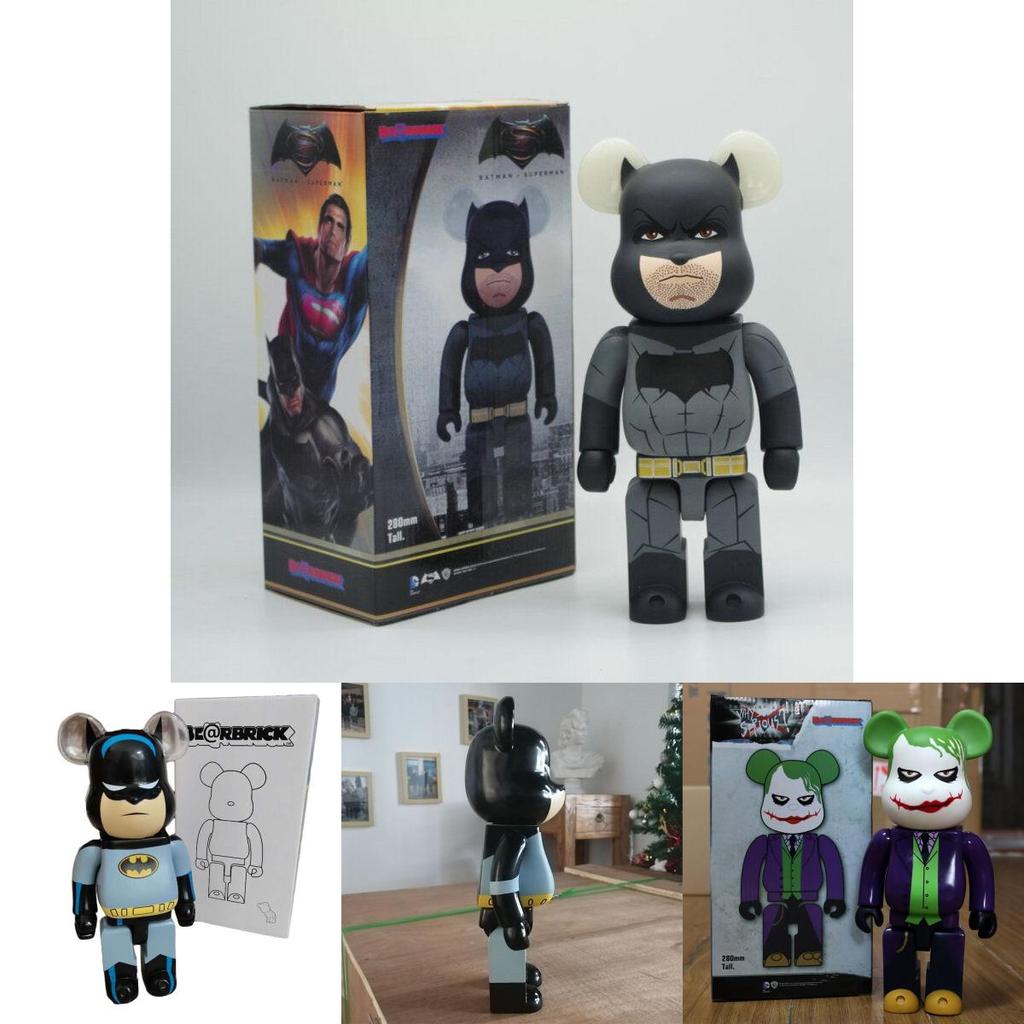 Изысканный Bearbrick 400% Конструктор Медведь Игрушка Фигурка Бэтмен Джокер Красти