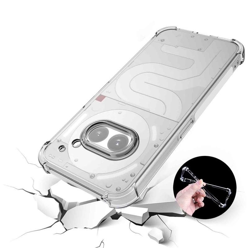 Мягкий защитный чехол из ТПУ с подушкой безопасности для телефона Nothing Phone 2a Phone2a Аксессуары для мобильного телефона Чехол Funda