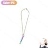 2025 New Necklace Meditation Breathing Stainless Steel Whistle Pendant Anxiety Relief Decompression Necklace Jewelry Accessories