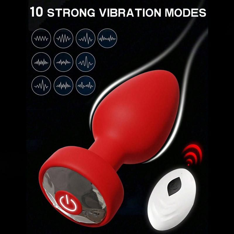 Remote Anal Vibrator Bdsm Vibrating Butt Plug G Spot Dildo Vibrator Prostate Massage Vagina  Sex Toys for Men Women