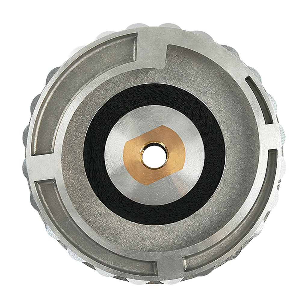 4Inch 100mm Aluminum Rubber Backing Pad With Brass Thread For Diamonds Polishing Pads M14 5/8-11 Thread Locking Mechanism