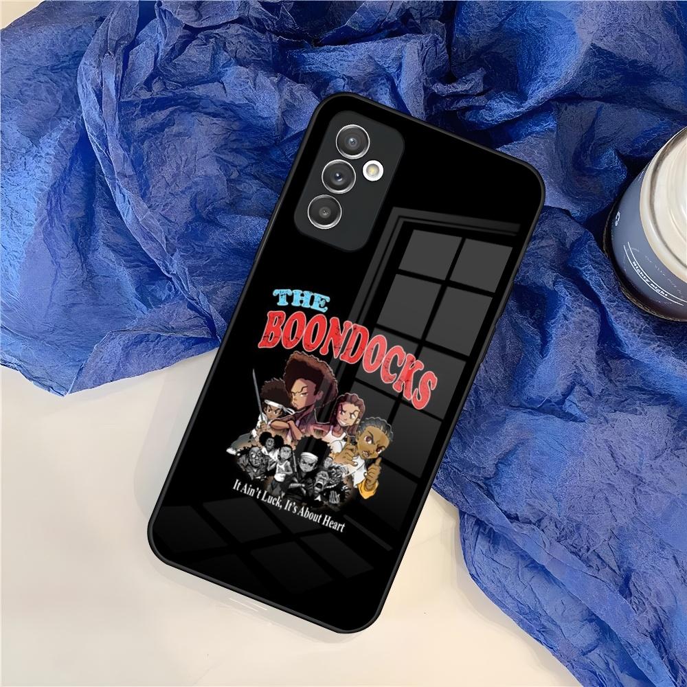 Чехол для телефона Boondocks для Samsung Galaxy S26 S25 S24 S30 S21 S23 S20 S22 Fe Pro Edge Ultra Plus стеклянная крышка