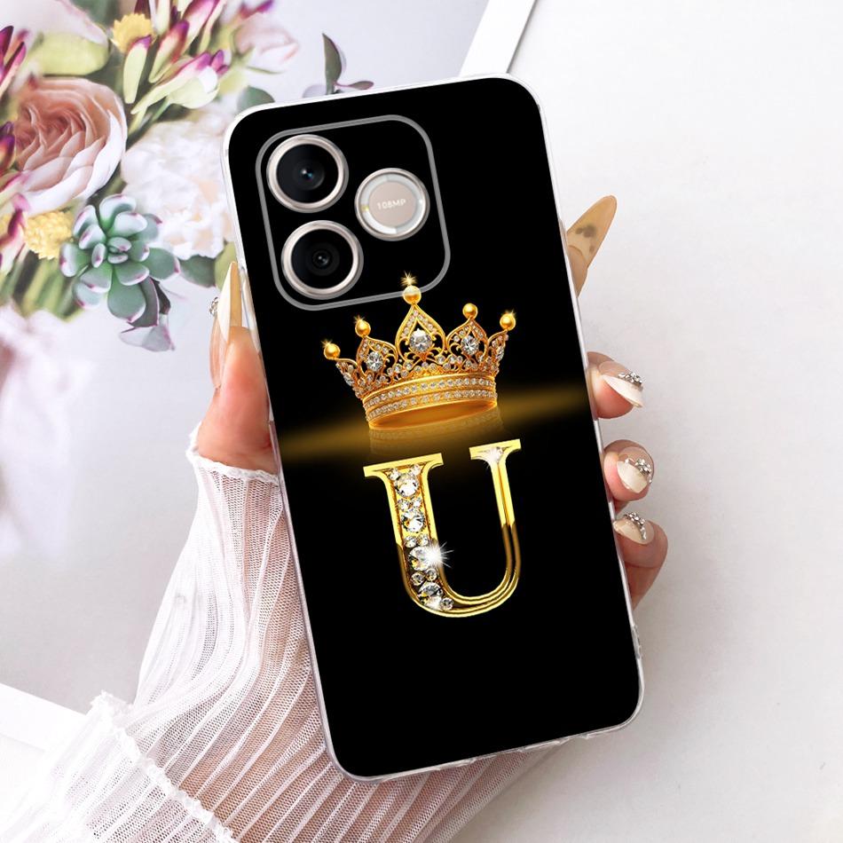 Для Honor 600 Lite Honor600 2026 Модный чехол для телефона с буквой-короной Для Honor 600 600Lite 5G Мягкие силиконовые TPU чехлы