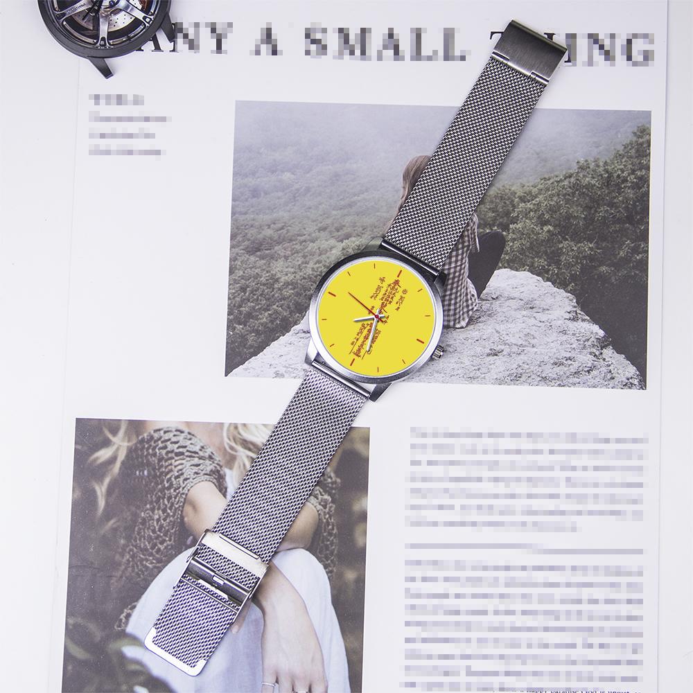 Talisman Fashion Quartz Wristwatches Gift Clock Wristwatch Men Original Bring Good Luck Gifts for Men Watch