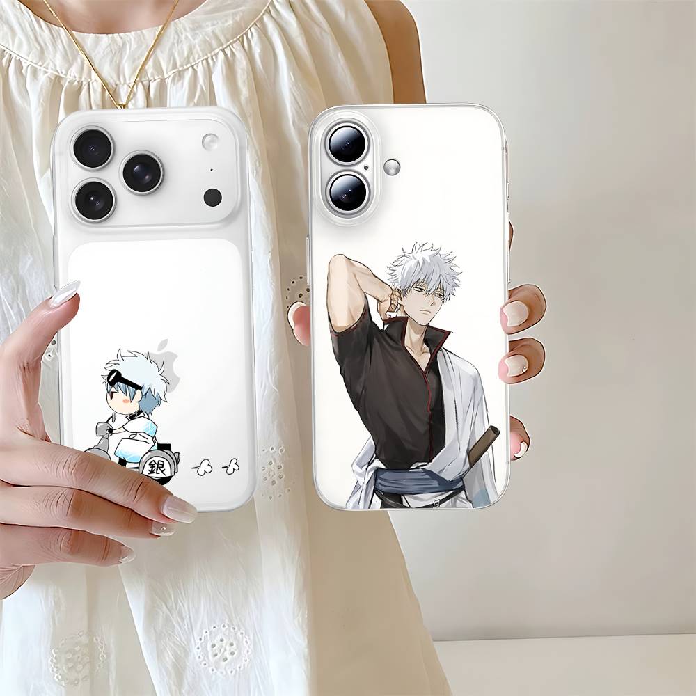 Чехол для телефона Аниме G-Gintama Для Samsung A57 A07 A36 A26 A56 A16 A06 A55 A35 A25 A15 A05 A54 A34 A24 A14 A13 A53 Прозрачная задняя крышка