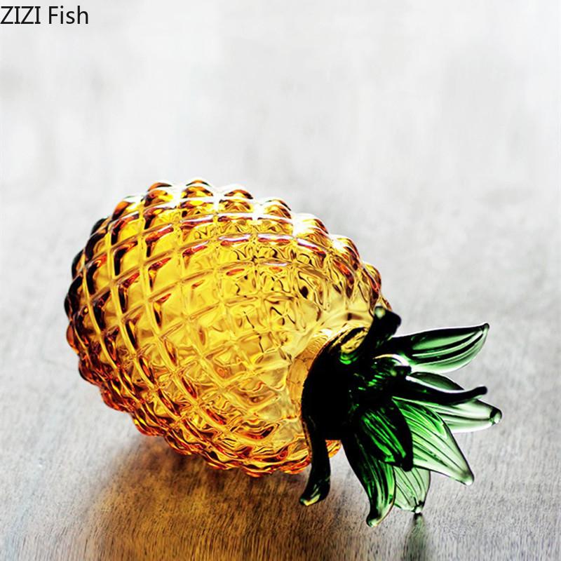Creative Pineapple Jar Glass Storage Jar Nordic Style Home Decoration Snack Candy Jar Jewelry Box Kitchen Storage Container