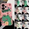 For Realme 15 C71 C73 C33 C35 15T 15X C21Y C25Y Note 70 70T Phone Casing Cute Dinosaur Patterns Shockproof Silicone Protective Cases For Realme Covers