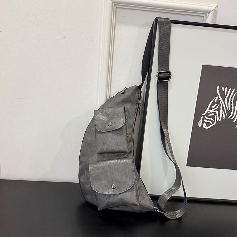 Женская нагрудная сумка модная поясная сумка ретро повседневная универсальная сумка-мессенджер из мягкой кожи сумка для мобильного телефона для ношения на поясе