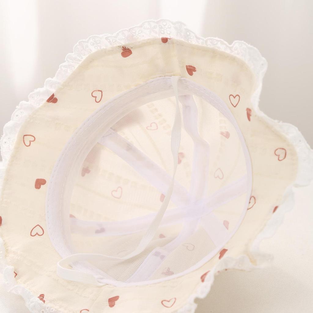 Весенняя детская шляпа для защиты от солнца с бантом - Милый корейский стиль