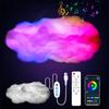3D Cloud Lightning Light Led Lamp Multicolor Bedroom Clouds Lights Thunder Clouds Room DIY Music Sync Smart APP Control USB