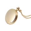 (Projector)Classic Large Two-Faced Gold Fashion Pocket Watch Court Style Pocket Watch